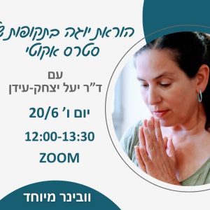וובינר מיוחד עם יעל עידן